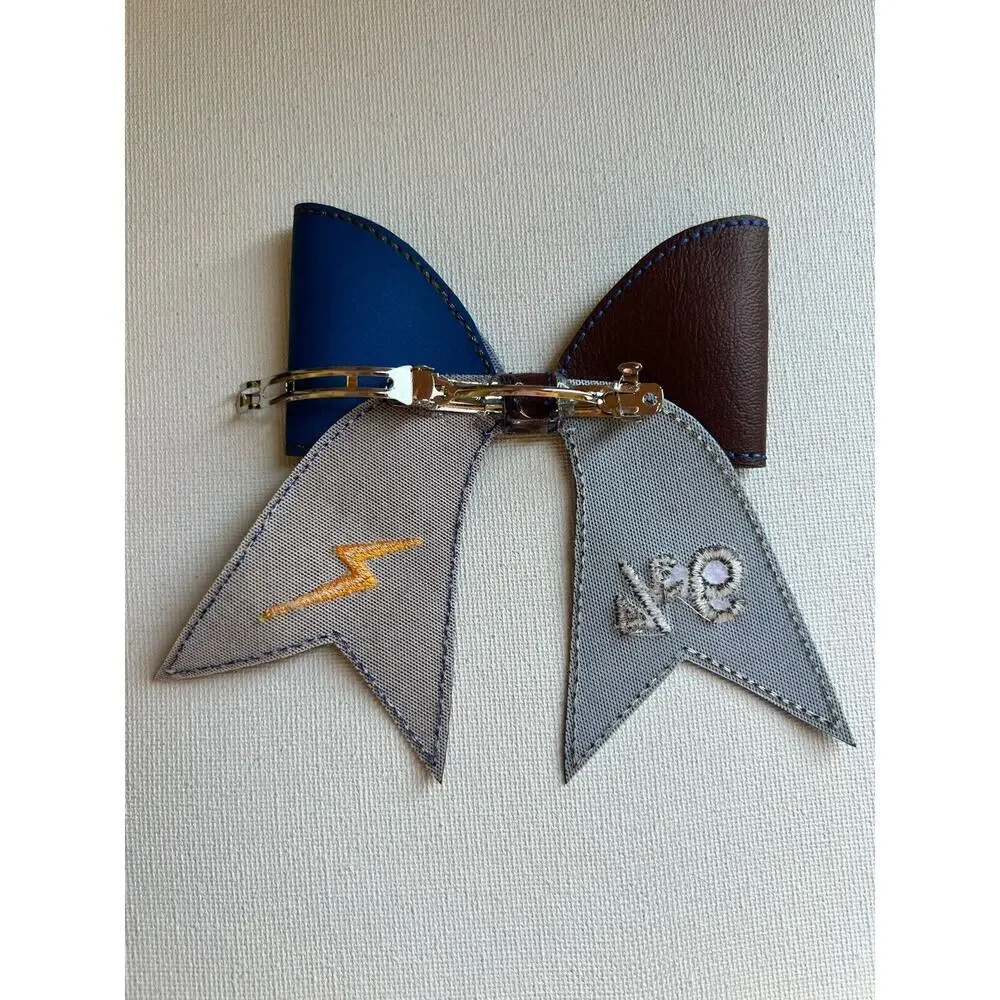 Harry Potter 9 3/4 Girl’s Hair Bow Clip Barrette‎ 4”x4”